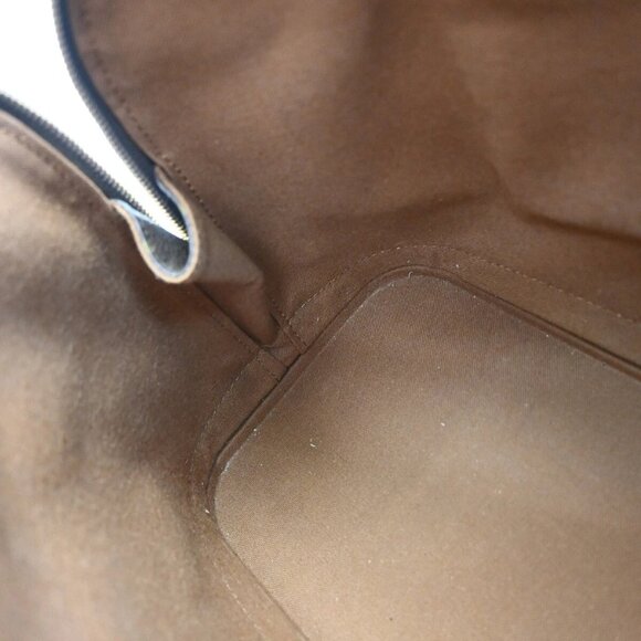 LOUIS VUITTON LV Logo Alma Hand Bag Monogram Leather Brown France M51130 88EF094 - Picture 13 of 16